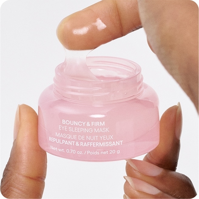 bouncy & firm eye sleeping mask's texture